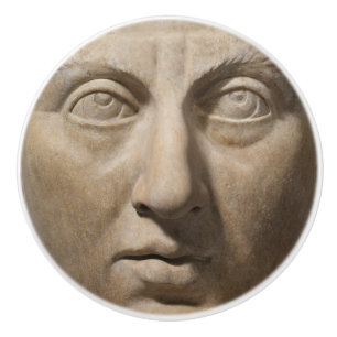 Pomo De Cerámica Cara de mármol dramática del emperador romano anti