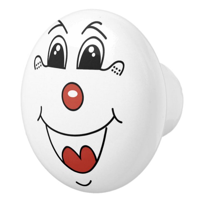 POMO DE CERÁMICA CARA DE PAYASO (Derecha)