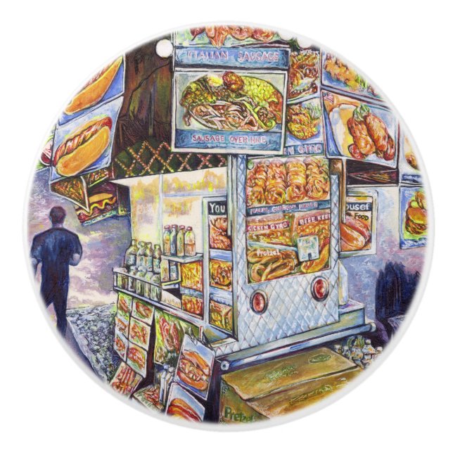 Pomo De Cerámica Carga de trabajo artística extraordinaria (Anverso)