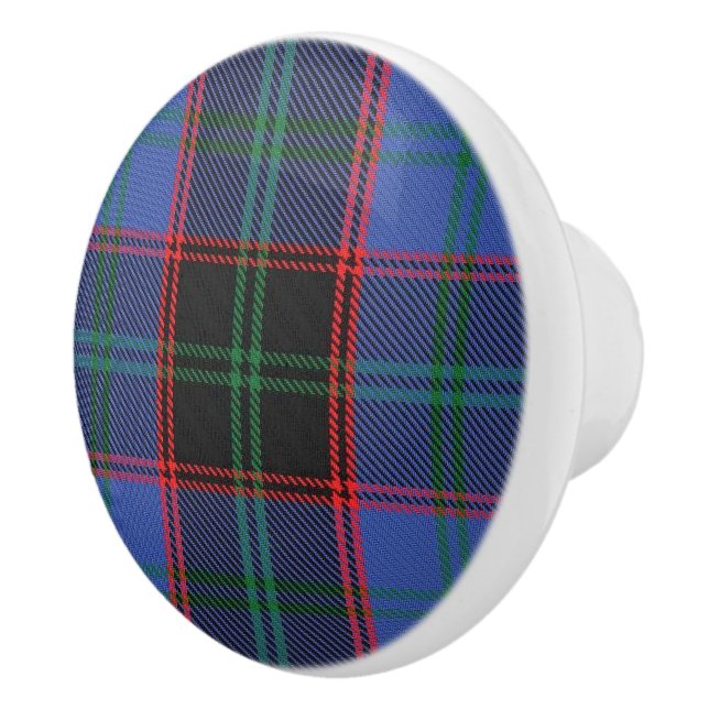 Pomo De Cerámica Casa de Clan de Grandeur Escocesa Hume Tartan Plai (Derecha)