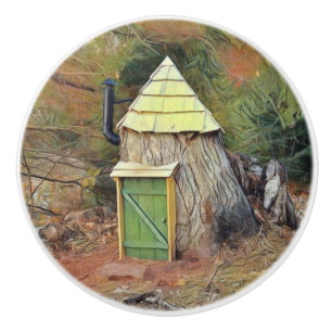 Pomo De Cerámica Casa del duende