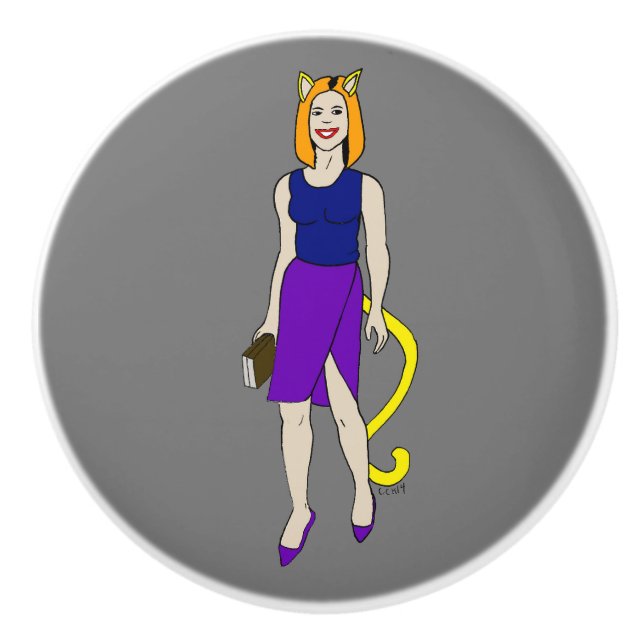 Pomo De Cerámica catadora (Anverso)