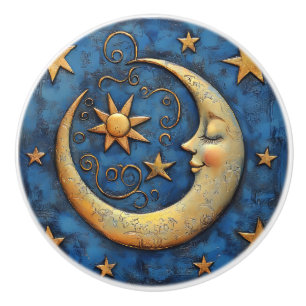Pomo De Cerámica Celestial