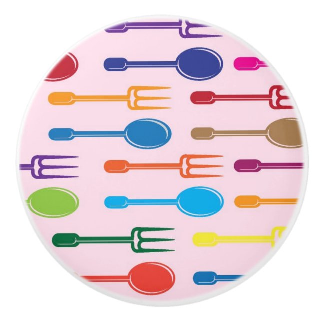 Pomo De Cerámica Cena de textura (Anverso)