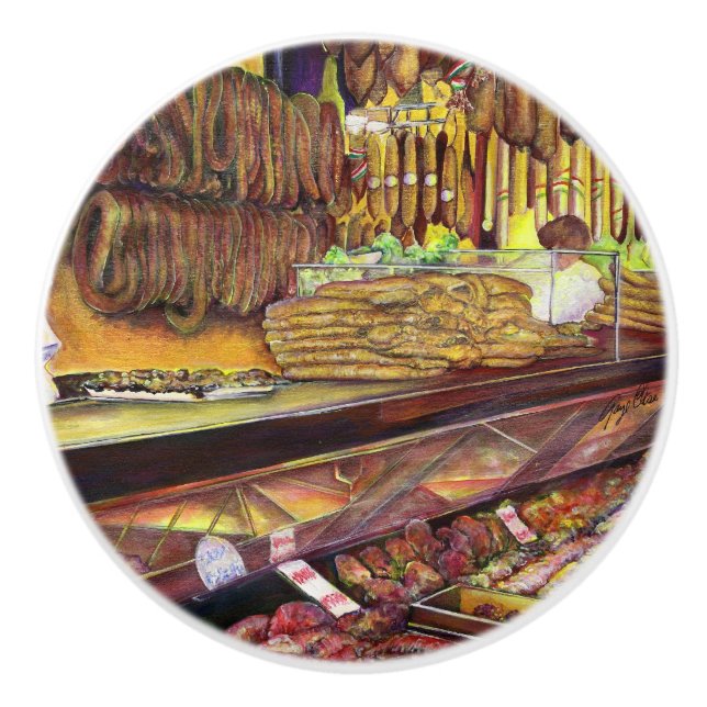 Pomo De Cerámica Cerdo, Budapest (Anverso)