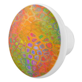 Pomo De Cerámica Chameleon Skin