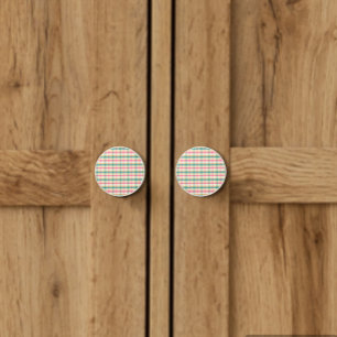Pomo De Cerámica Checkered Knob, Add a Classic Touch to Your Furnit