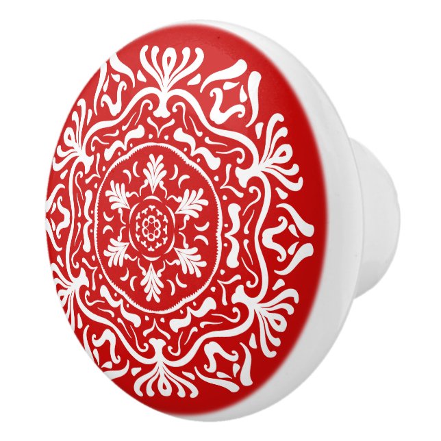 Pomo De Cerámica Cherry Mandala (Derecha)