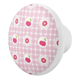 Pomo De Cerámica Cherry Picnic Knob