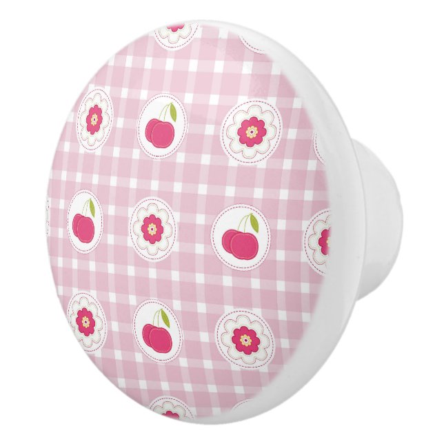Pomo De Cerámica Cherry Picnic Knob (Derecha)