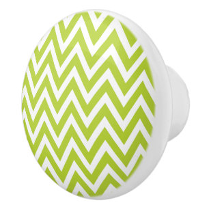 Pomo De Cerámica Chevron verde de Apple