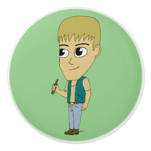 Pomo De Cerámica chibi