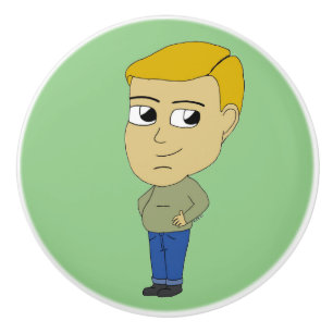 Pomo De Cerámica chibi