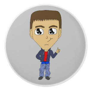 Pomo De Cerámica chibi