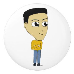 Pomo De Cerámica chibi