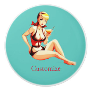 Pomo De Cerámica Chica de Bikini Thunder_Cove