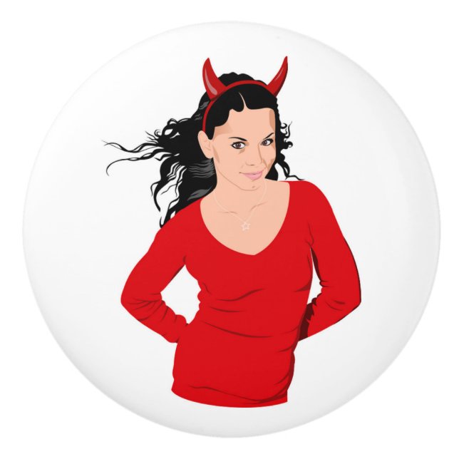 POMO DE CERÁMICA CHICA DEVIL (Anverso)