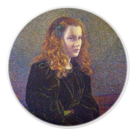 Pomo De Cerámica Chica en verde (por Theo van Rysselberghe)