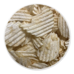 Pomo De Cerámica Chips de papa