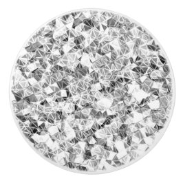 Pomo De Cerámica Chispa de plata moderna