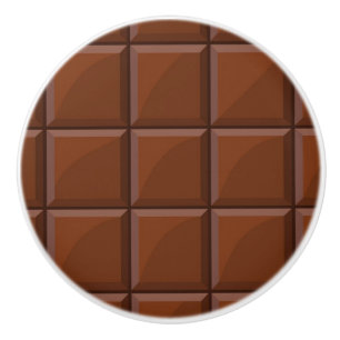 Pomo De Cerámica Chocolate con leche