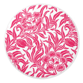 Pomo De Cerámica Choose Your Own Colors Art Nouveau Floral Botanic