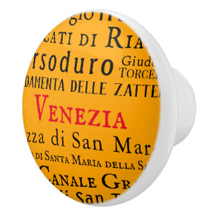 Pomo De Cerámica ¡Ciao Venezia!