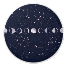 Pomo De Cerámica Cielo astrológico