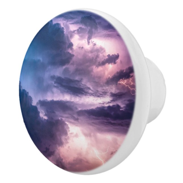 Pomo De Cerámica Cielos tormentosos (Derecha)