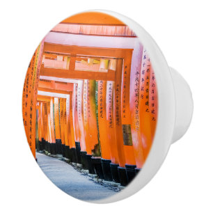 Pomo De Cerámica Cincuenta sombras de naranja - Senbon Torii, Kyoto