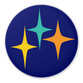 Pomo De Cerámica Cincuenta y tantos años - perilla de triple estrel