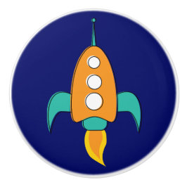 Pomo De Cerámica Cincuenta y tantos espigones de barcos espaciales