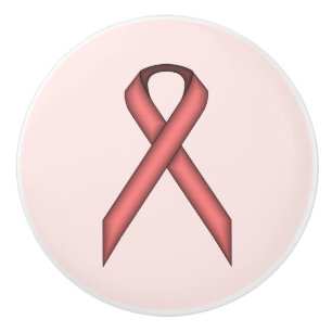 Pomo De Cerámica Cinta estándar rosa de Kenneth Yoncich