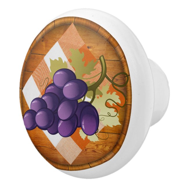 Pomo De Cerámica Cintas de drenaje de uvas de vino (Derecha)