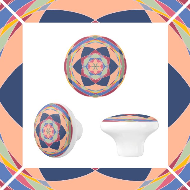 Pomo De Cerámica Círculos de color (Subido por el creador)