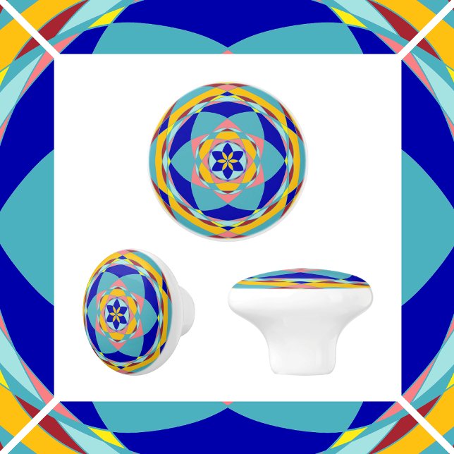 Pomo De Cerámica Círculos de color (Subido por el creador)