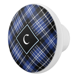 Pomo De Cerámica Clan Clark Tartan
