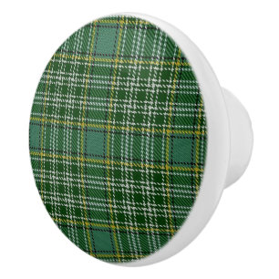 Pomo De Cerámica Clan de grandeza escocesa Currie Tartan Plaid