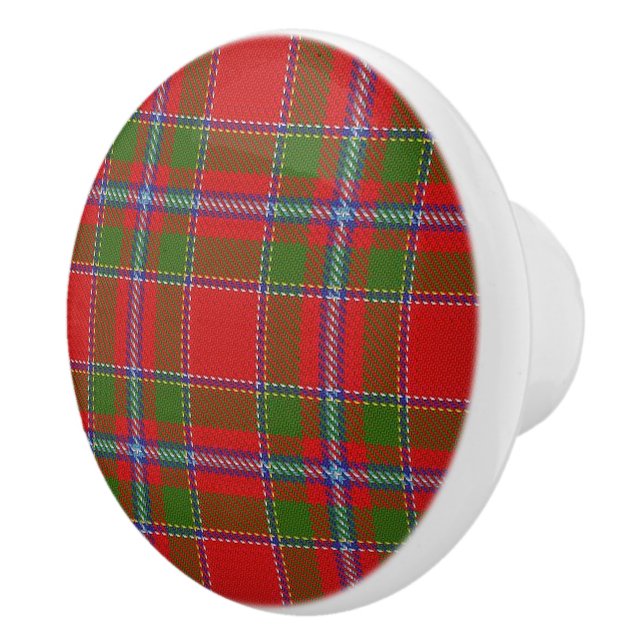 Pomo De Cerámica Clan de grandeza escocesa Drummond Tartán Plaid (Derecha)