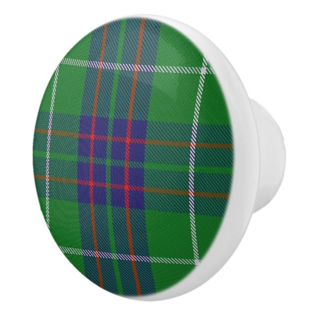 Pomo De Cerámica Clan de grandeza escocesa MacIntyre Tartan Plaid (Derecha)