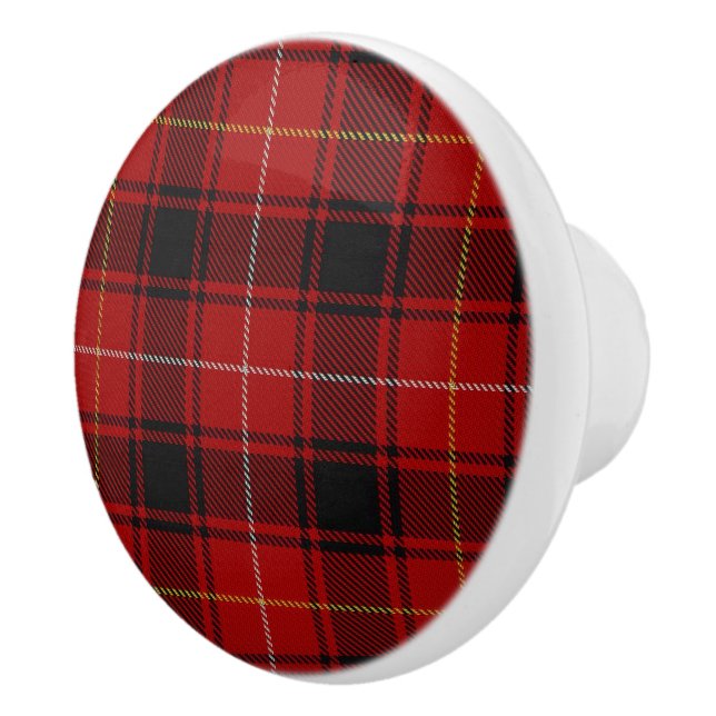 Pomo De Cerámica Clan de grandeza escocesa MacIver Tartan Plaid (Derecha)