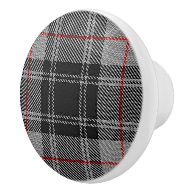 Pomo De Cerámica Clan de grandeza escocesa Moffat Tartan Plaid (Derecha)