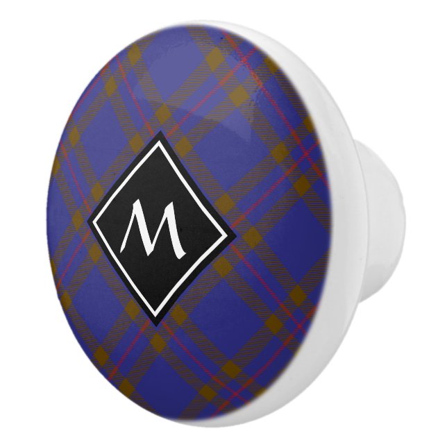 Pomo De Cerámica Clan Elliot Modern Tartan Ceramic Knob (Derecha)