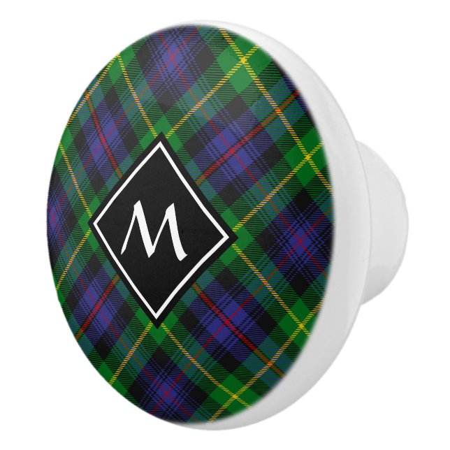Pomo De Cerámica Clan Farquharson Tartan Ceramic Knob (Derecha)