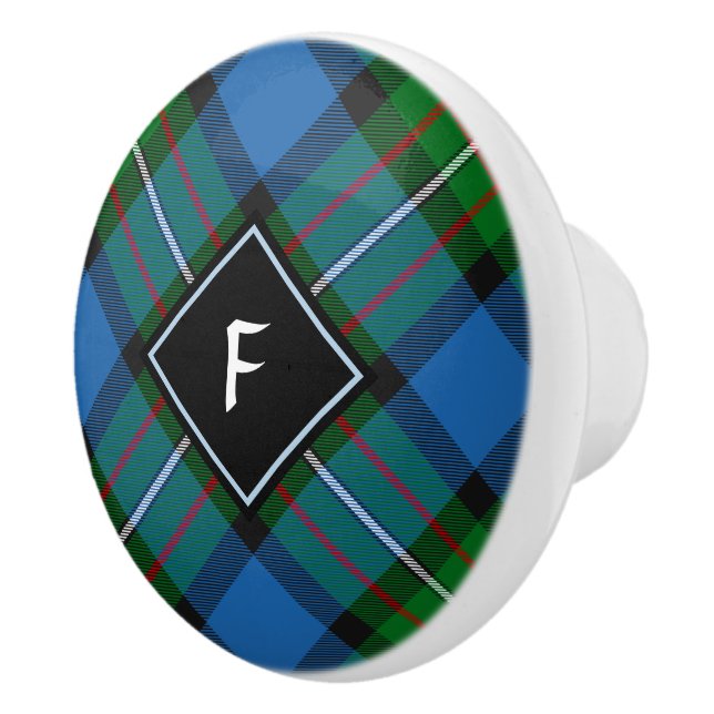 Pomo De Cerámica Clan Ferguson Tartan Ceramic Knob (Derecha)