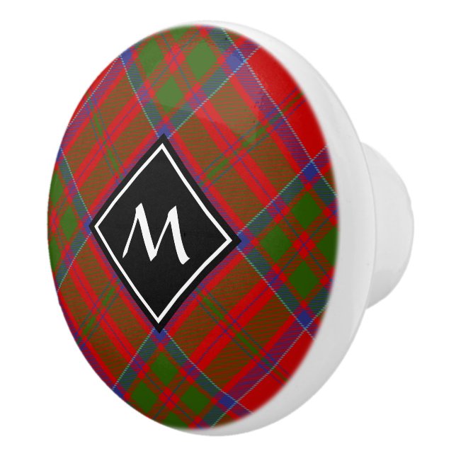 Pomo De Cerámica Clan MacDonald de Keppoch Tartan Ceramic Knob (Derecha)