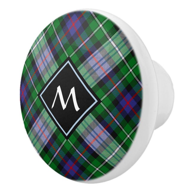 Pomo De Cerámica Clan MacKenzie Vestir Tartan Ceramic Knob (Derecha)