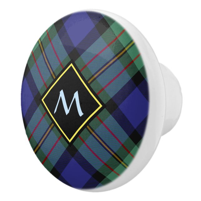 Pomo De Cerámica Clan MacLaren Tartan Ceramic Knob (Derecha)