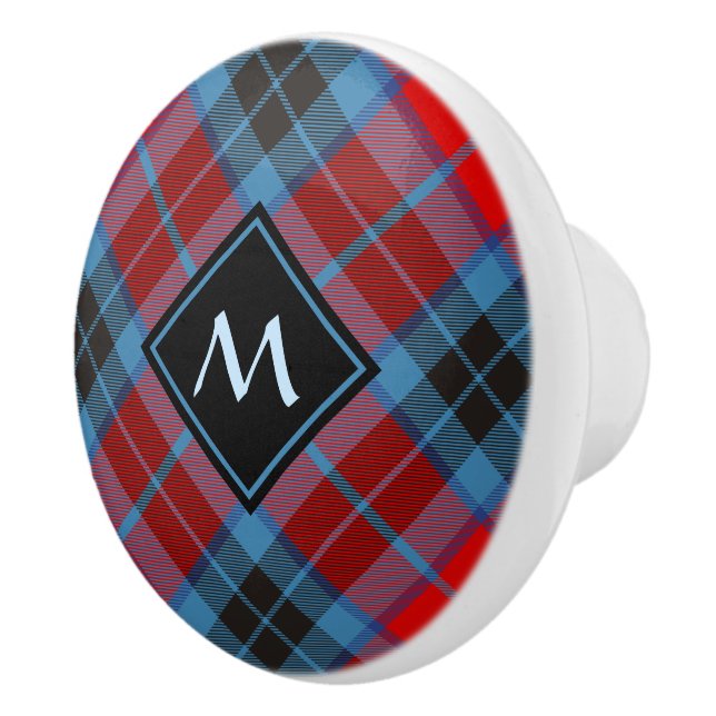 Pomo De Cerámica Clan MacTavish Tartan (Derecha)