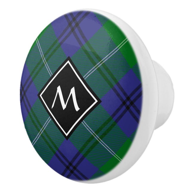 Pomo De Cerámica Clan Oliphant Tartan Ceramic Knob (Derecha)